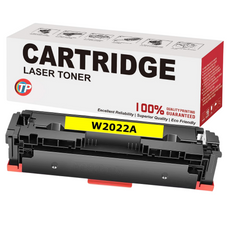 Compatible HP W2022A 414A Toner Cartridge Yellow 2.1K With Chip
