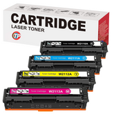 Compatible HP 206A Toner Cartridges BCYM with Chip Value Pack