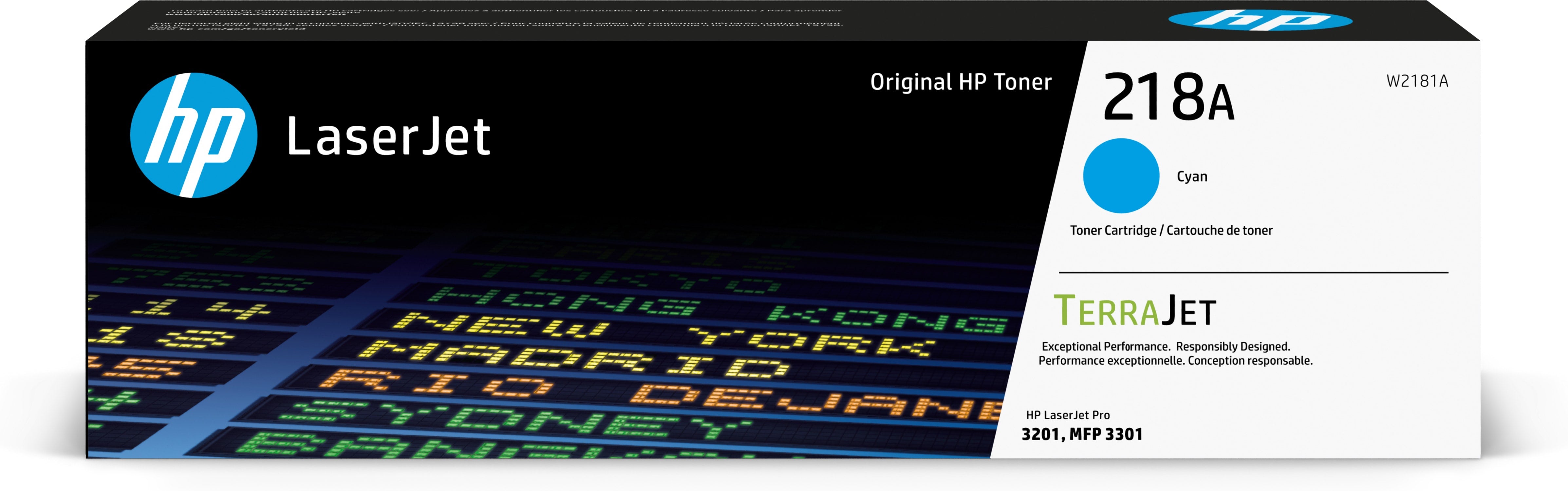 OEM HP 218A, W2181A Toner Cartridge Cyan 1200 Pages