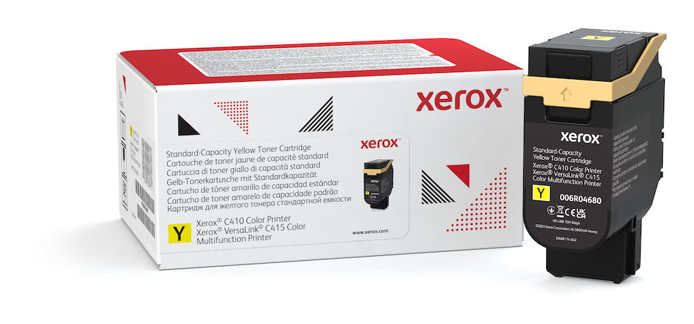 OEM Xerox 006R04680, C410, VersaLink C415DN Toner Cartridge Yellow 2000 Pages