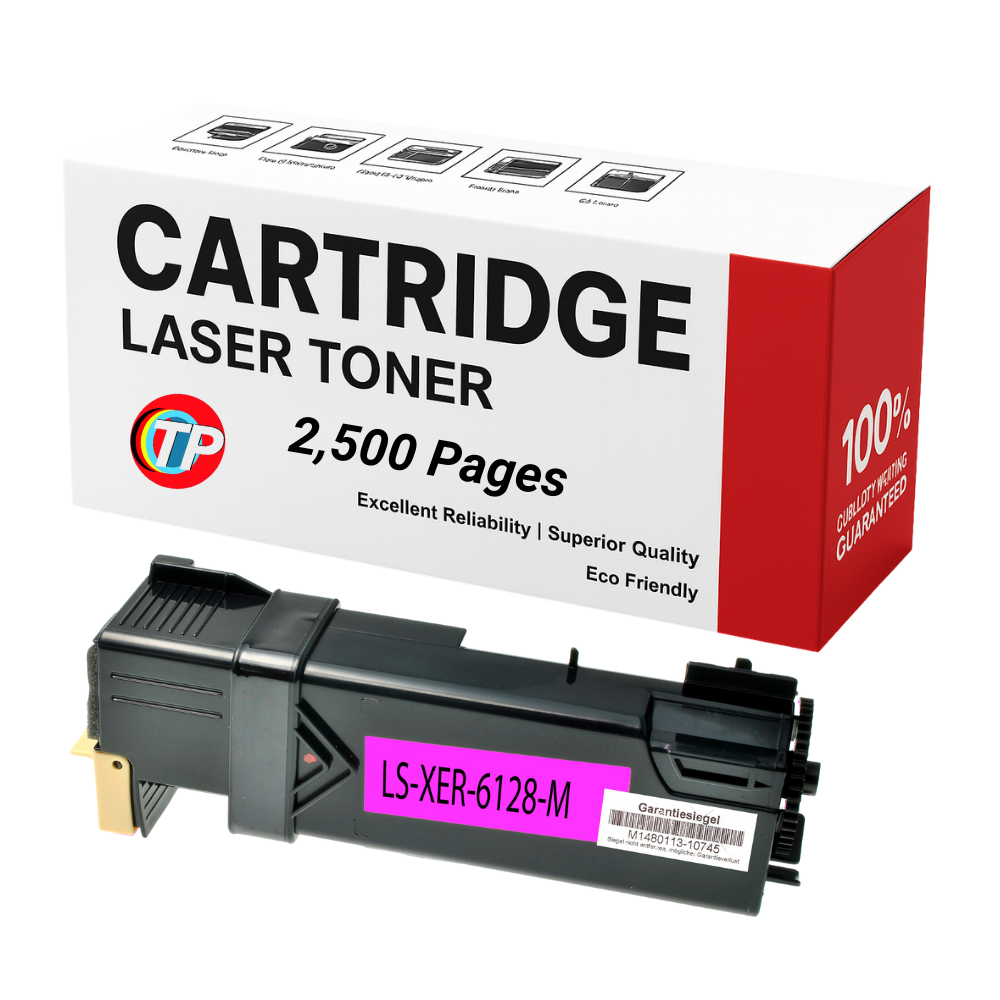 Compatible Xerox Phaser 6128, 106R01453 Toner Cartridge Magenta 2500 Pages