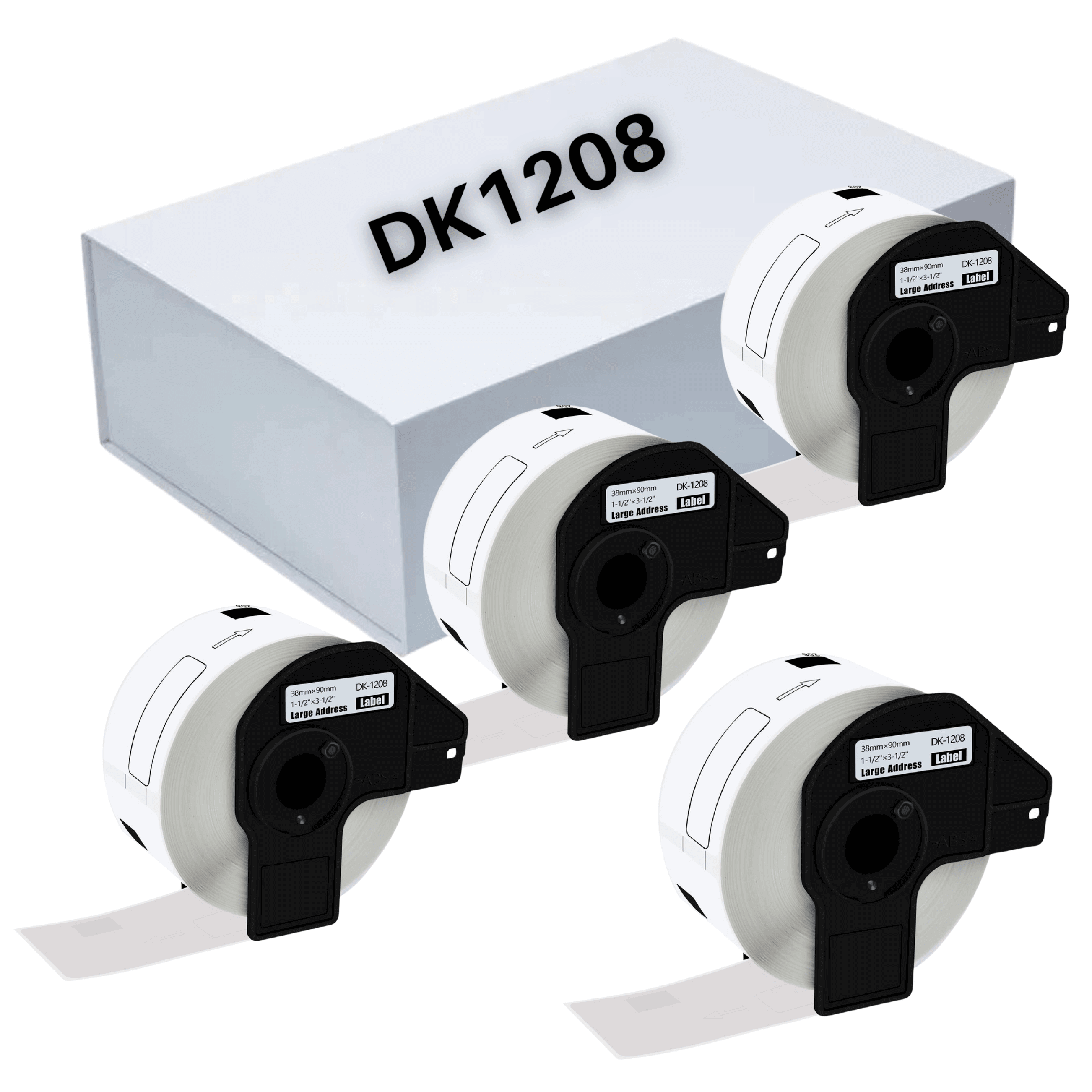 Compatible Brother DK-1208 Large Address Paper Labels DK1208 (1.4