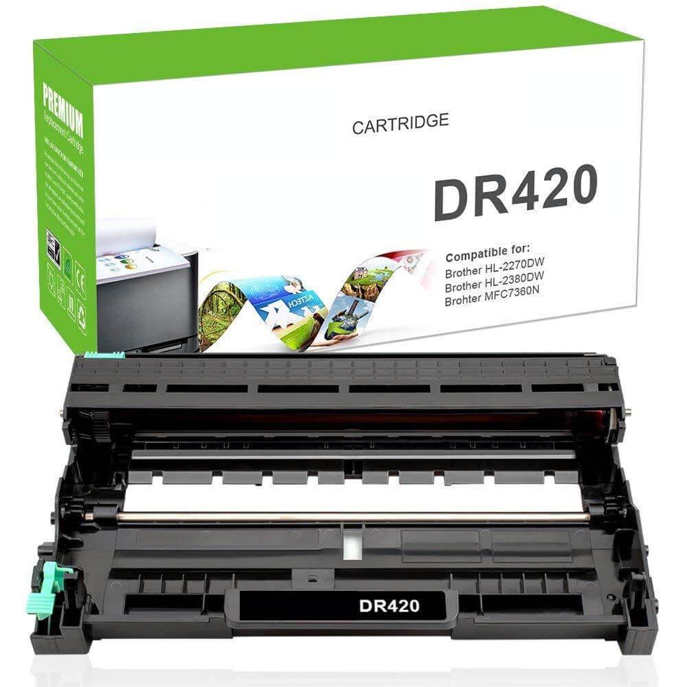 Compatible Brother DR-420 Imaging Drum Black 12K - TonerParts