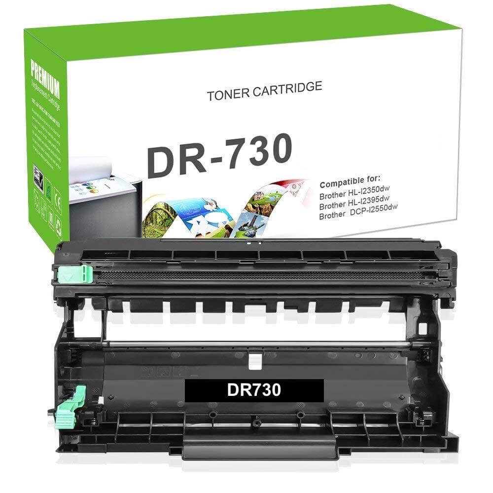 Compatible Brother DR-730 Imaging Drum Black 12K Pages - TonerParts
