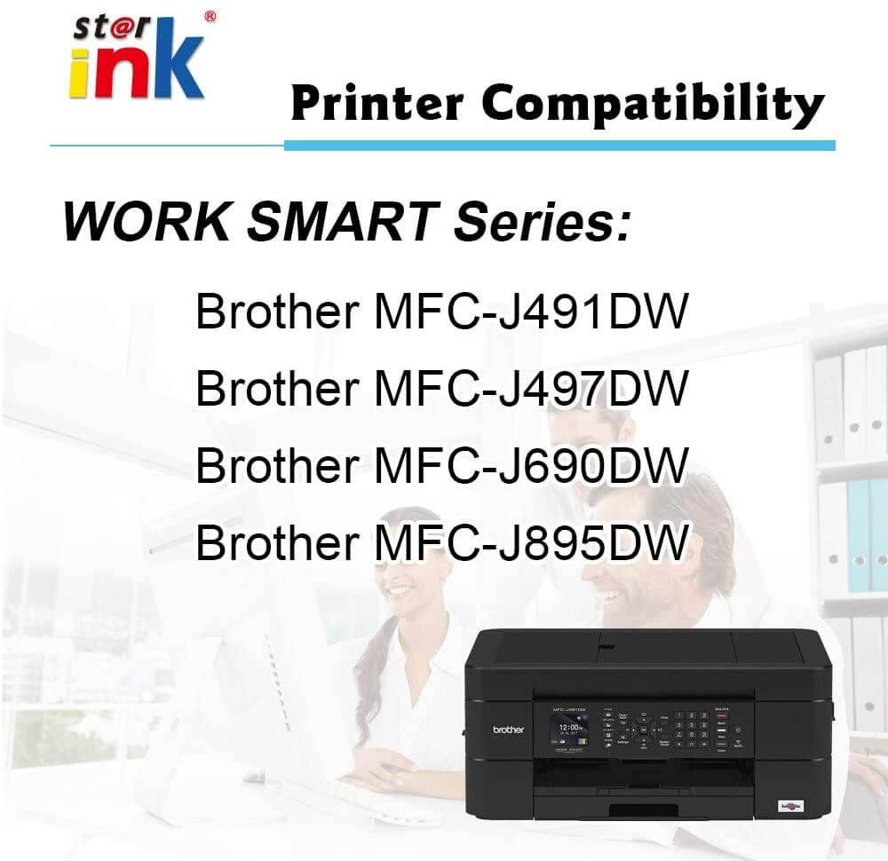Compatible Brother LC3013XL, LC-3013XL Ink Cartridge BCYM 10 Pack - TonerParts