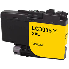 Compatible Brother LC3035Y, LC-3035Y Ultra Ink Cartridge High Yield Yellow 6K