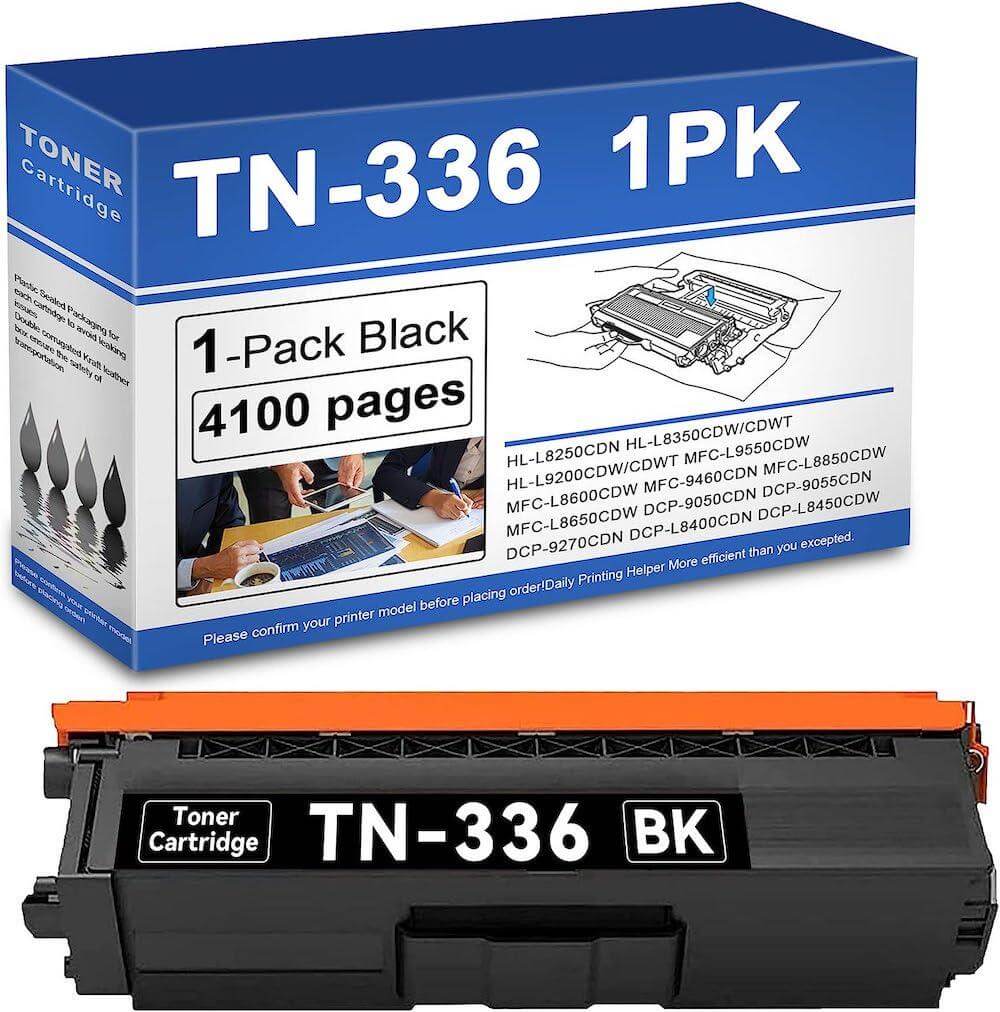 Compatible Brother TN-336BK Toner Cartridge Black 4K - TonerParts