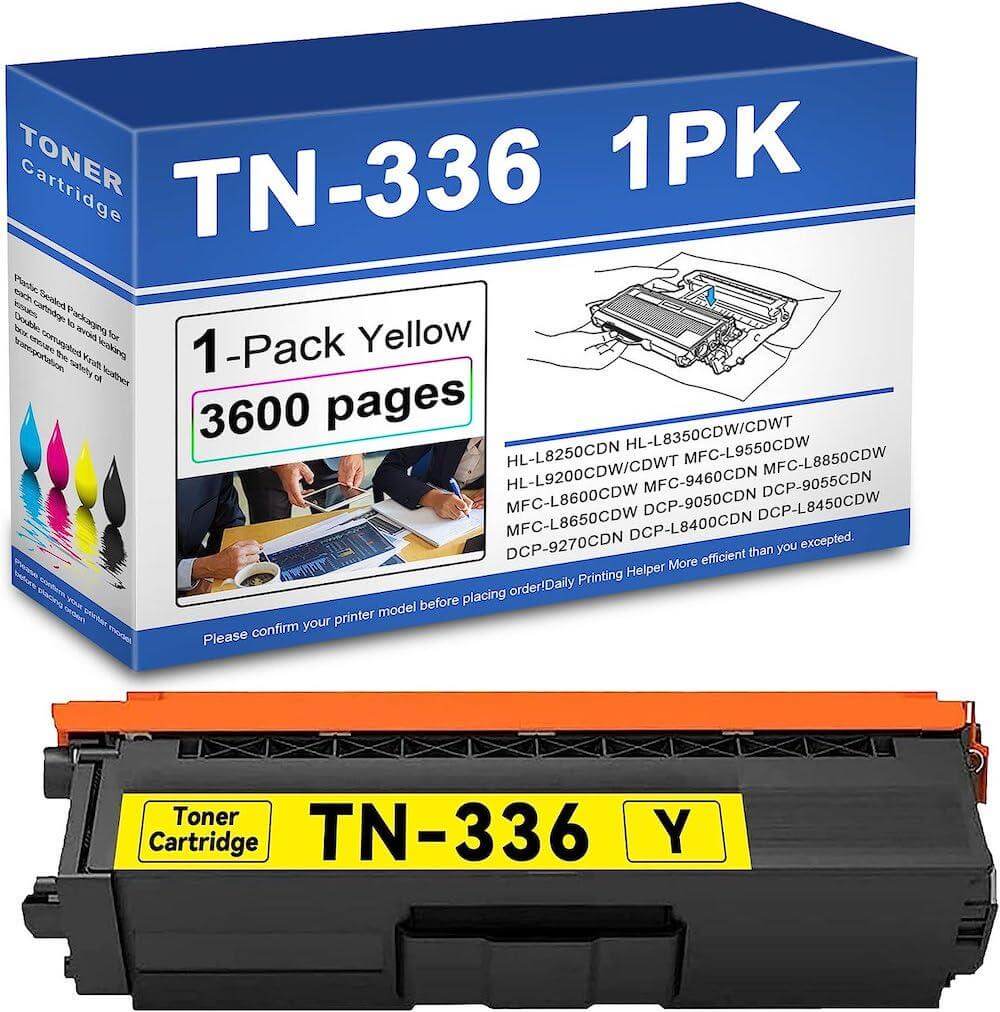 Compatible Brother TN-336Y Toner Cartridge Yellow 3.5K - TonerParts