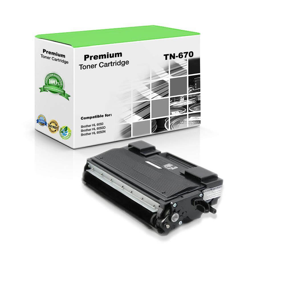 Compatible Brother TN-670 Toner Cartridge Black 7.5K 1 Pack - TonerParts