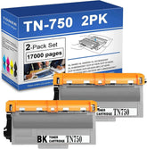 Compatible Brother TN-750 Toner Cartridge Black 8K 2 Pack