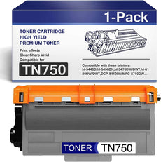 Compatible Brother TN-750 Toner Cartridge Black 8K