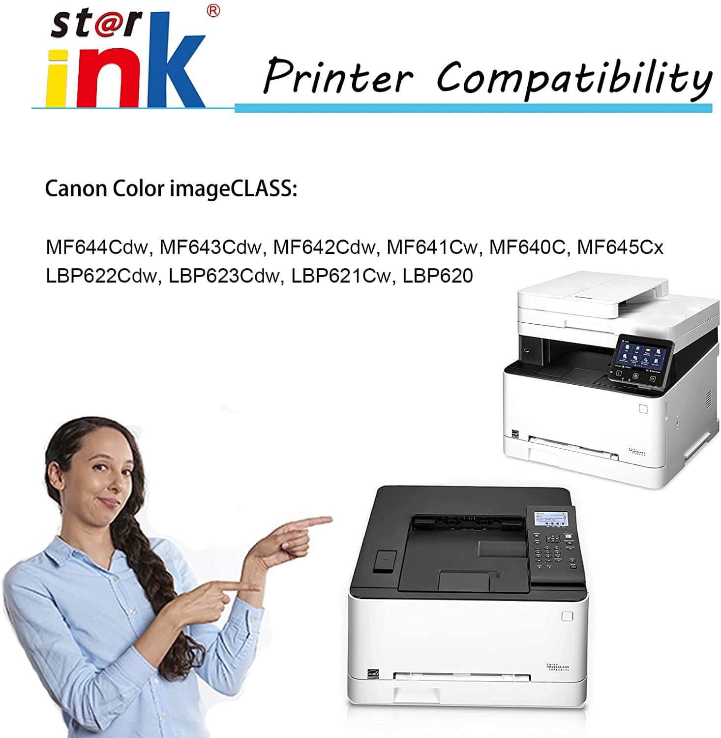 Compatible Canon 054H Toner Cartridges BCYM Value Pack - TonerParts