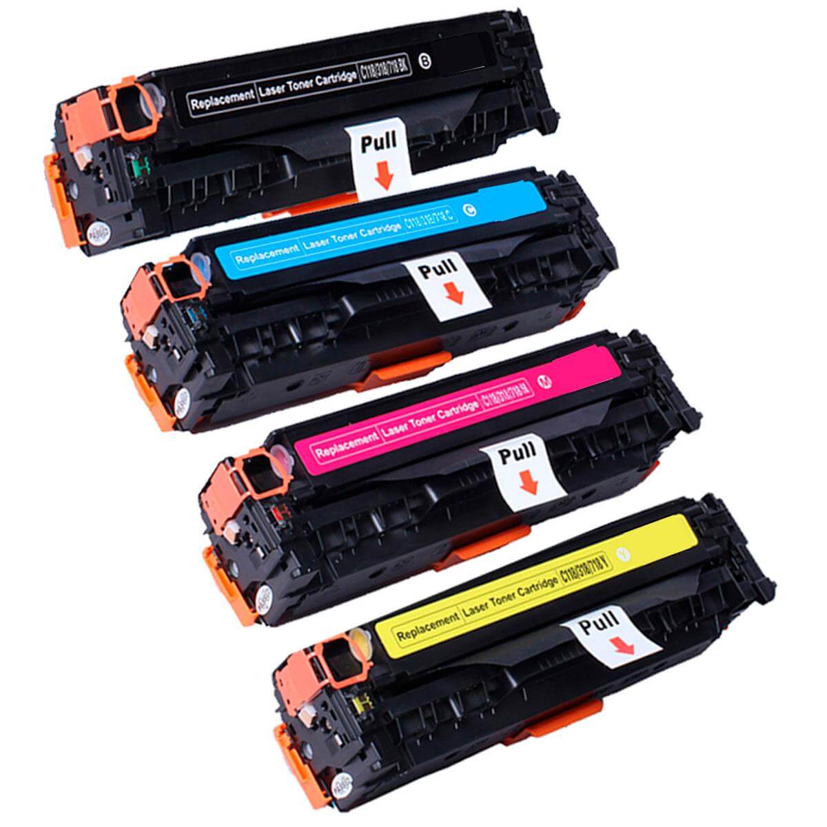 Compatible Canon CRG-118 Toner Cartridge BCYM Value Pack - TonerParts