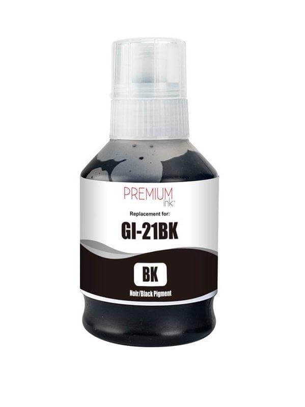 Compatible Canon GI-21 4526C001 Ink Bottle Black 6K 170ml - TonerParts