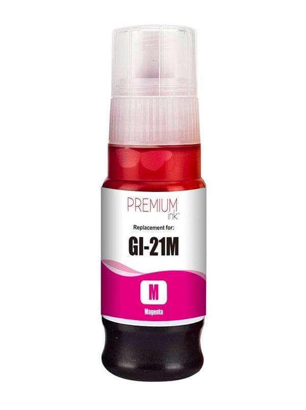 Compatible Canon GI-21 4538C001 Ink Bottle Magenta 7.7K 70ml - TonerParts