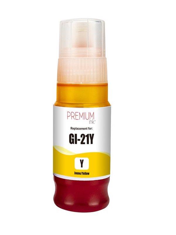 Compatible Canon GI-21 4539C001 Ink Bottle Yellow 7.7K 70ml - TonerParts