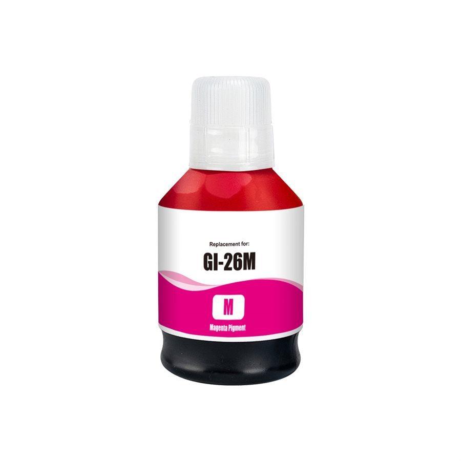 Compatible Canon GI-26M 4422C001 Ink Bottle Magenta 14K 132ml - TonerParts