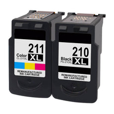 Compatible Canon PG-210XL CL-211XL Ink Cartridge Value 2 Pack