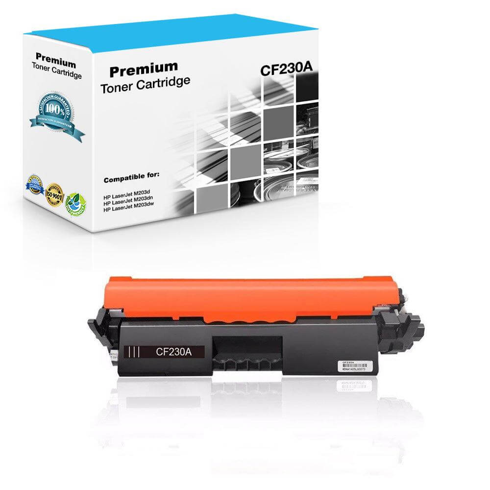 Compatible CF230A 30A Toner Cartridge Black 1.6K With Chip - TonerParts