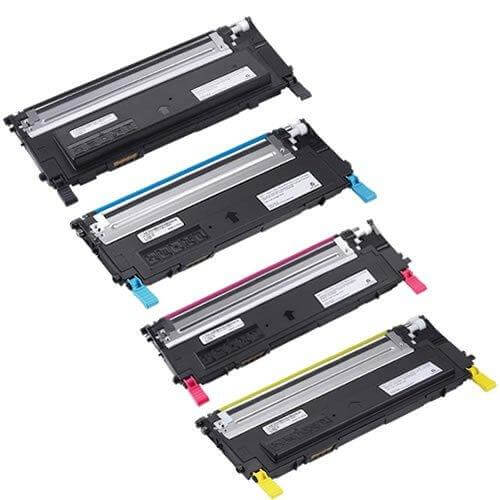 Compatible Dell 1230 Toner Cartridges for BCYM Value Pack