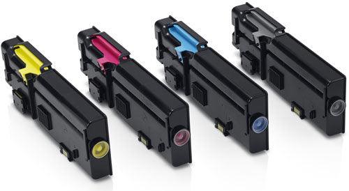 Compatible Dell C2660 Toner Cartridges BCYM Value Pack - TonerParts