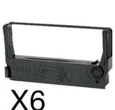 Compatible Epson ERC23PL ERC-23PL Ribbon Purple 6 Pack