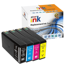 Compatible Epson T676XL T676XL-S Ink Cartridges BCYM Value Pack