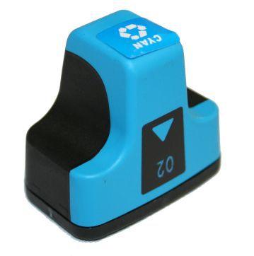 Compatible HP 02 C8771WN Ink Cartridge Cyan 350 Pages - TonerParts
