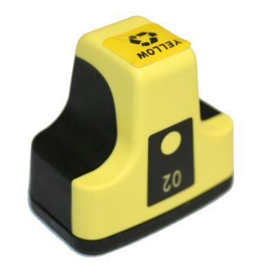 Compatible HP 02 C8773WN Ink Cartridge Yellow 500 Pages - TonerParts