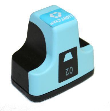 Compatible HP 02 C8774WN Ink Cartridge Light Cyan 240 Pages - TonerParts