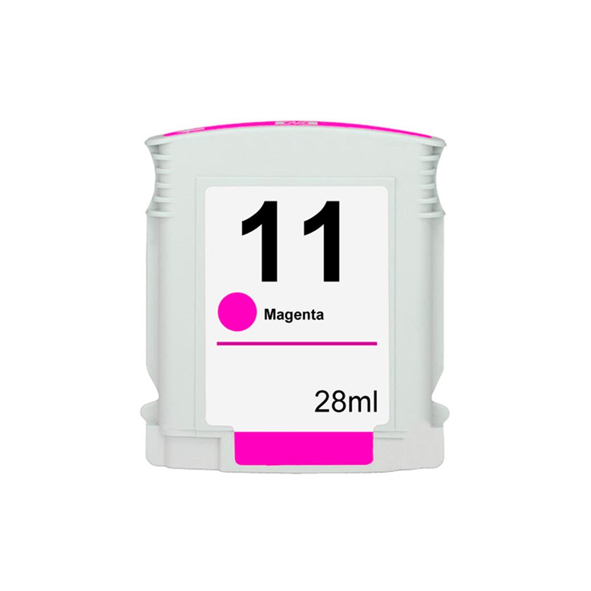 Compatible HP 11 C4837A Ink Cartridge Magenta 1.75K Pages - TonerParts