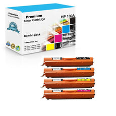 Compatible HP 130A Toner Cartridges BCYM Value Pack