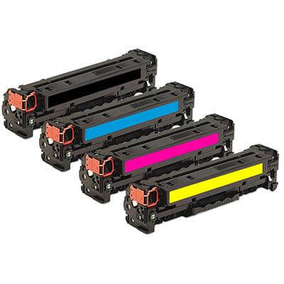Compatible HP 131X CF210X CF211A CF212A CF213A Toner Cartridges Value Pack - TonerParts