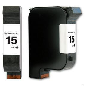 Compatible HP 15 C6615A Ink Cartridge Black 500 Pages - TonerParts