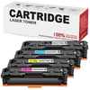 Compatible HP 202A CF500A CF501A CF502A CF503A Toner Cartridges Value Pack