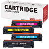 Compatible HP 202X, CF500X, CF501X, CF502X, CF503X Toner Cartridge Value Pack