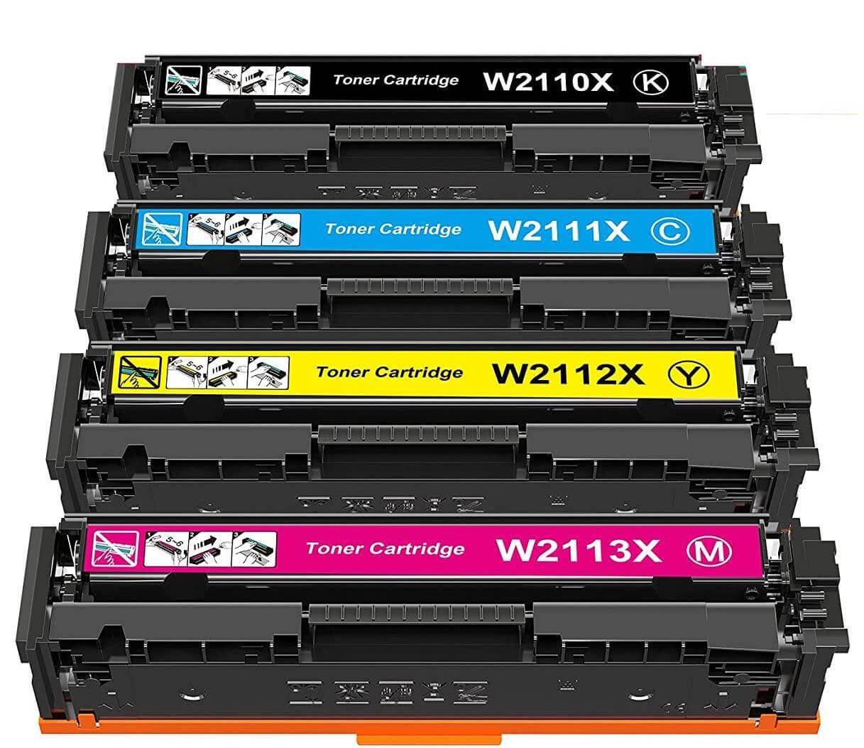 Compatible HP 206X Toner Cartridges BCYM With Chip Value Pack - TonerParts