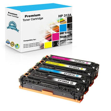 Compatible HP 312A Toner Cartridges BCYM Value Pack