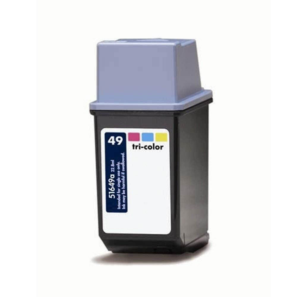 Compatible HP 49 51649A Ink Cartridge Tri-Color 350 Pages - TonerParts