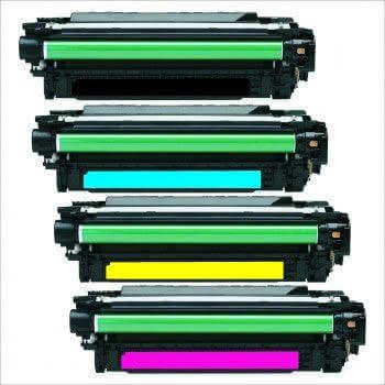 Compatible HP 650A Toner Cartridges BCYM Value Pack - TonerParts
