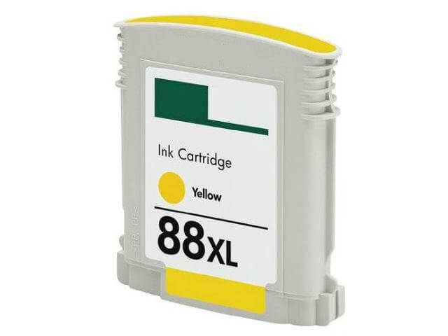 Compatible HP 88XL C9393AN C9388AN Ink Cartridge Yellow 1.7K - TonerParts