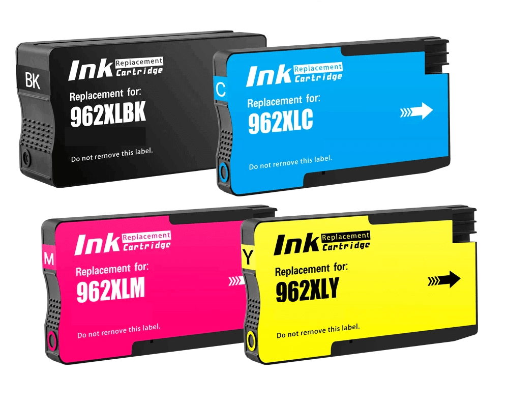 Compatible HP 962XL Reman Ink Cartridges BCYM Value Pack - TonerParts