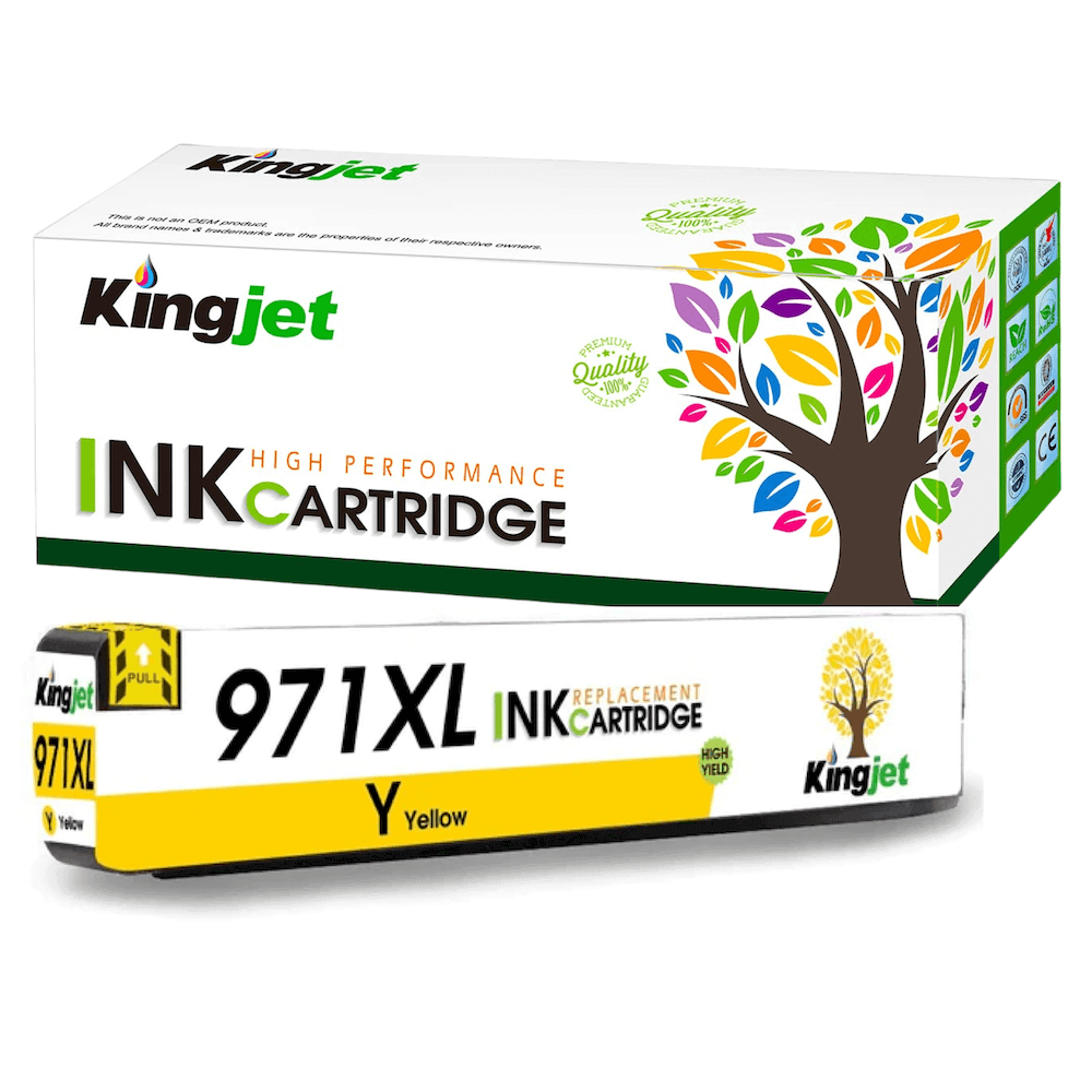 Compatible HP 971XL CN628AM Ink Cartridge Yellow 6.6K - TonerParts