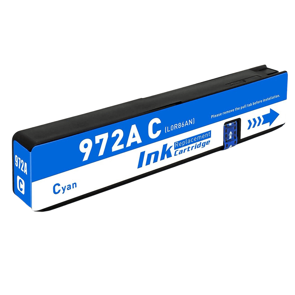 Compatible HP 972A L0R86AN Ink Cartridge Cyan 3K - TonerParts