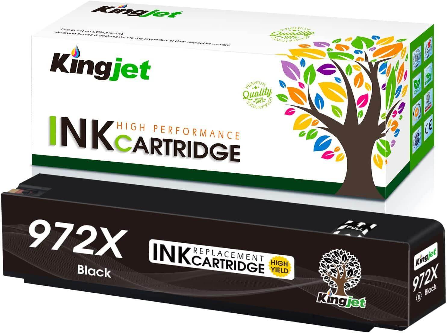 Compatible HP 972X F6T84AN Ink Cartridge Black 10K - TonerParts