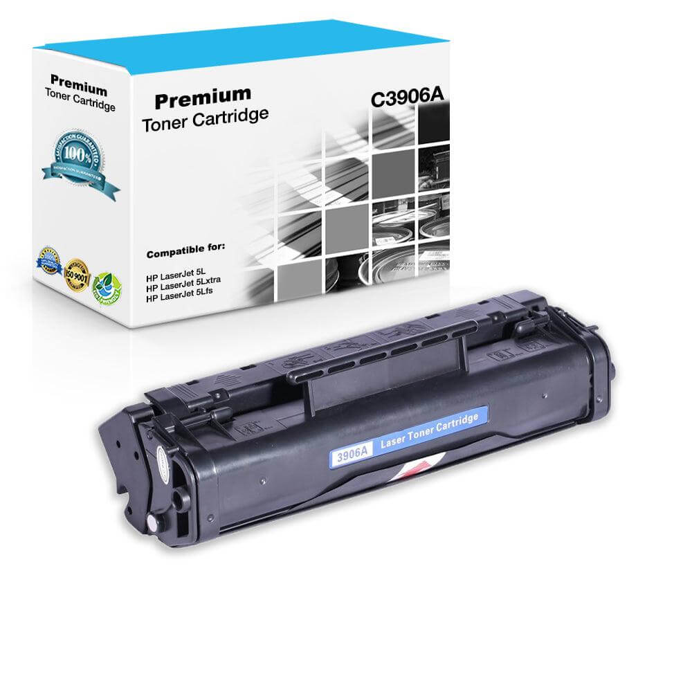 Compatible HP C3906A 06A Toner Cartridge Black 2.5K - TonerParts