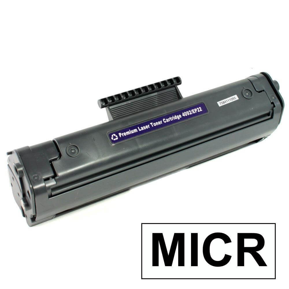 Compatible HP C4092A 92A MICR Toner Cartridge Black 2.5K - TonerParts