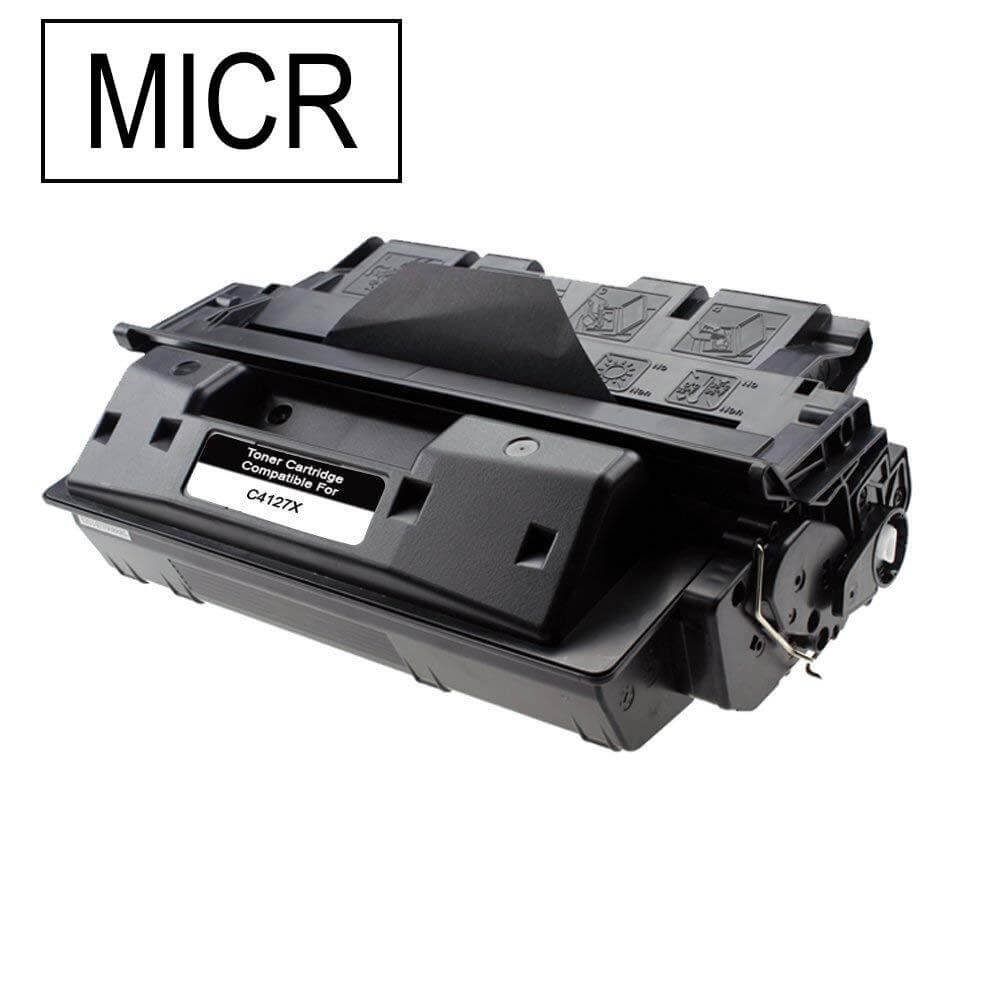 Compatible HP C4127X 27X MICR Toner Cartridge Black 10K - TonerParts