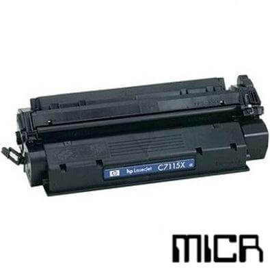 Compatible HP C7115X 15X MICR Toner Cartridge Black 3.5K - TonerParts