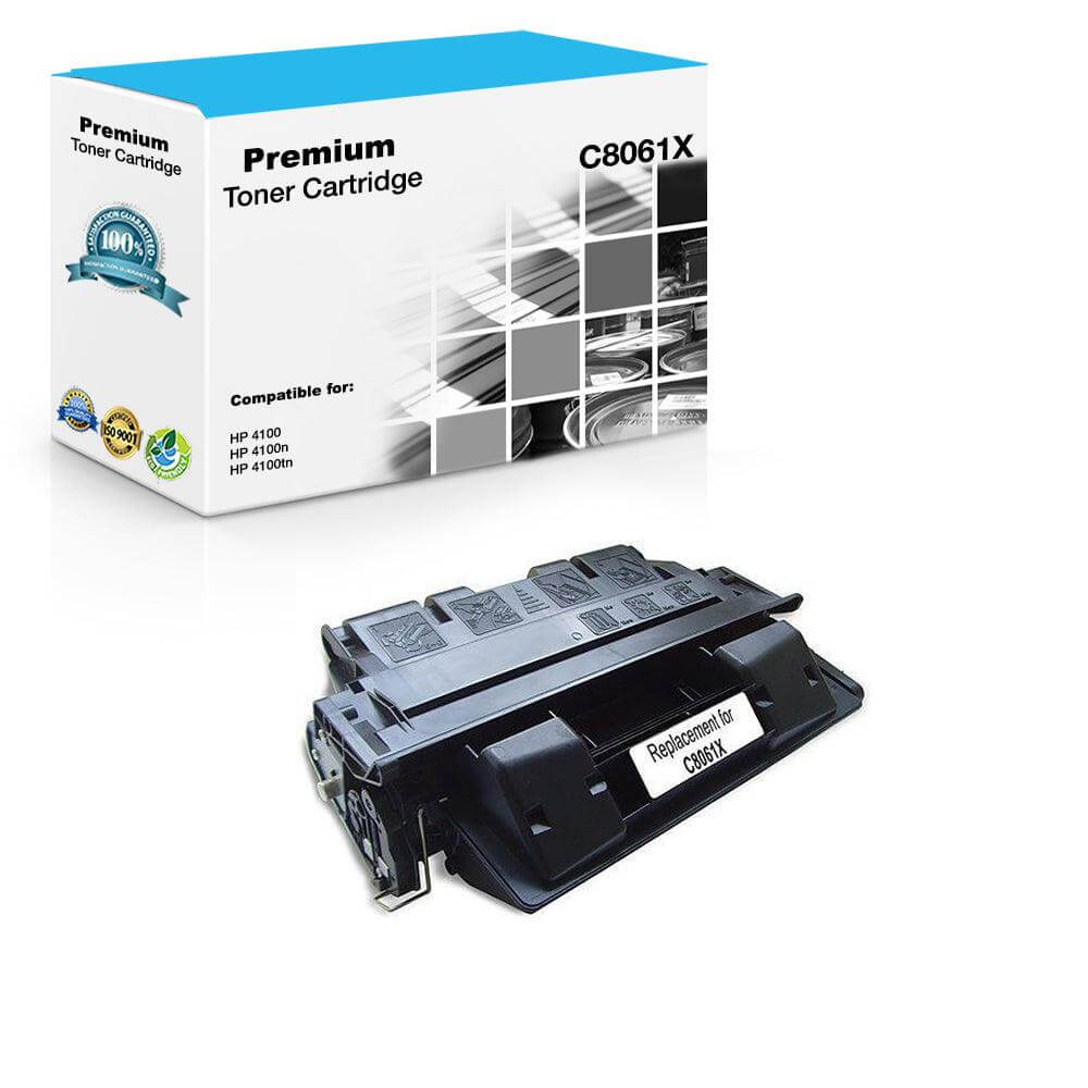 Compatible HP C8061X 61X Toner Cartridge Black 10K - TonerParts